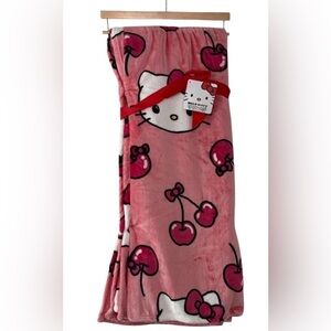 Hello Kitty Cherry Pink throw blanket